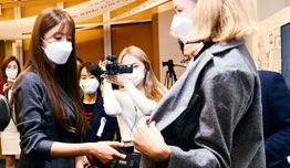  '2020년도 보안기술설명회' 참석한 손담비-조용만 한국조폐공사 사장