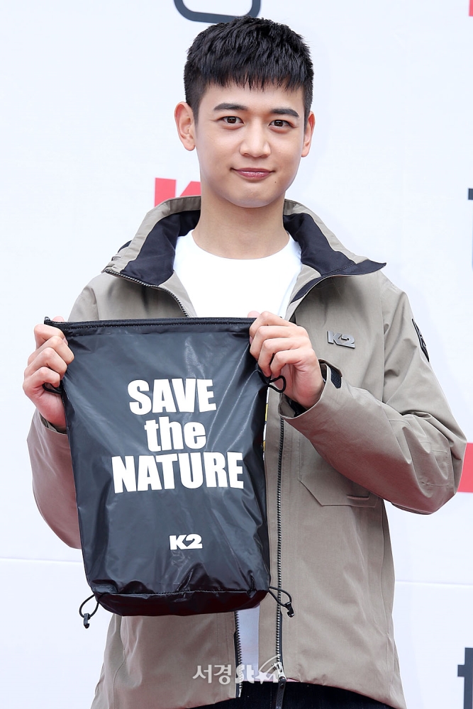 샤이니 최민호와 함께하는 아웃도어 브랜드 K2 'SAVE THE NATURE' 클린백 캠페인 행사