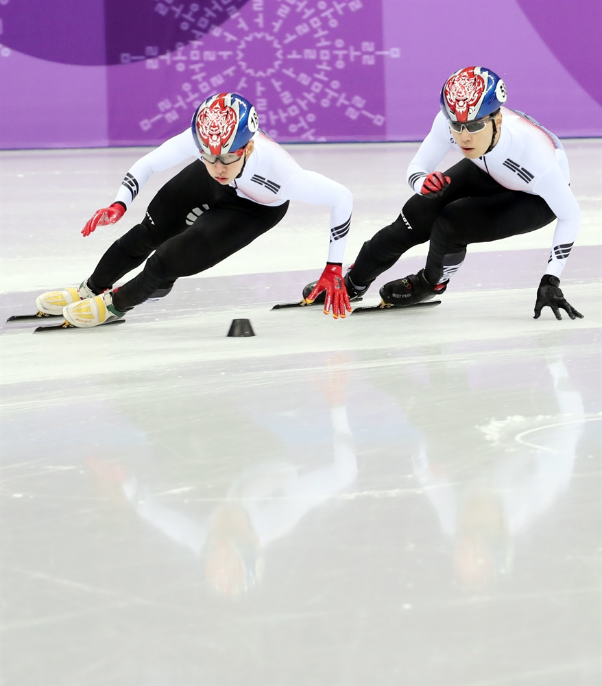 쇼트트랙 男 1500m 금메달 임효준…아쉬운 황대헌