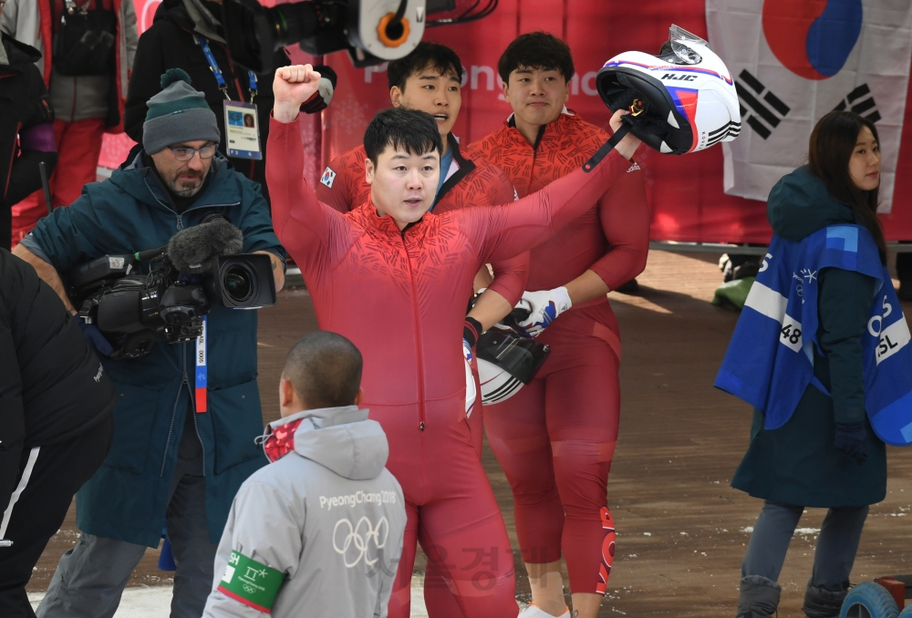 '팀 원윤종' 봅슬레이 환상의 팀워크