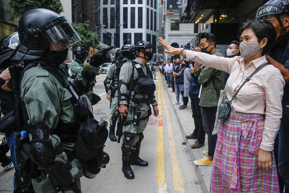 사진으로 본 홍콩 시위 현장
